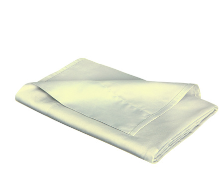 Prześcieradło satynowe bez gumki Fleuresse Colours 9100-7042 Limonkowa Zieleń