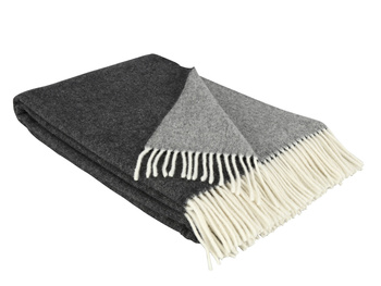 Koc wełniany Eskimo Switzerland Verona H43E1-180 130x200 Anthracite