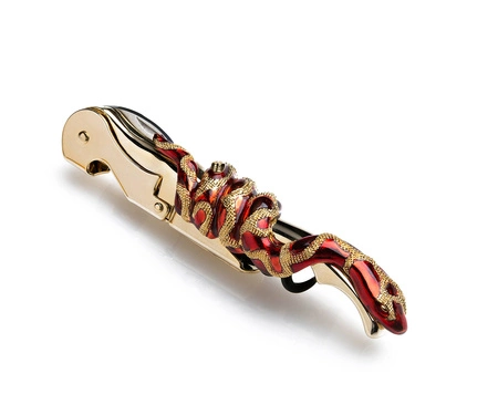 Otwieracz do wina Roberto Cavalli Snake Red