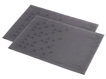 JOOP! podkładki na stół Faded Cornflower 36x48 2 szt. graphit