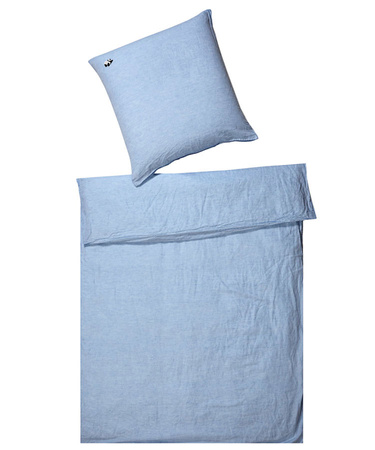 Pościel dziecięca lniana Elegante Breezy 9001-2 blau