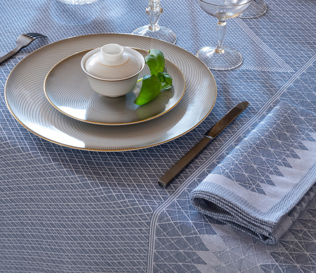 Serwetki bawełniane Le Jacquard Français Club Denim 4 szt.