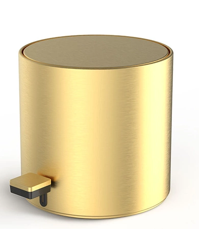 Kosz z pedałem Decor Walther TE 50 MINI złoty mat