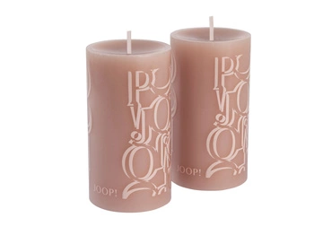 JOOP! świeca Ornament 8x15 2 szt. rose