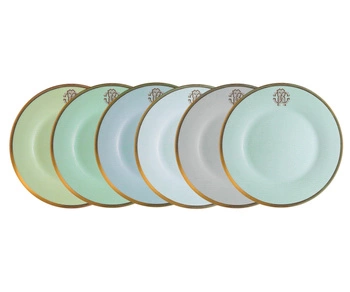 Talerz deserowy Roberto Cavalli Lizzard Sunrise, zestaw 6 szt.