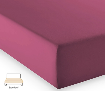 Prześcieradło jersey Fleuresse Comfort 1117-5015 Malinowy