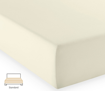 Prześcieradło jersey Fleuresse Comfort 1117-2610 Creme