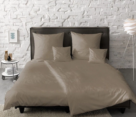 Pościel satyna bawełniana Fleuresse Colours 9100-8031 Espresso