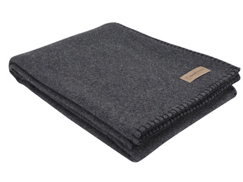 Koc wełniany Eskimo Switzerland Huttwil H43C4-170 130x180 Anthracite