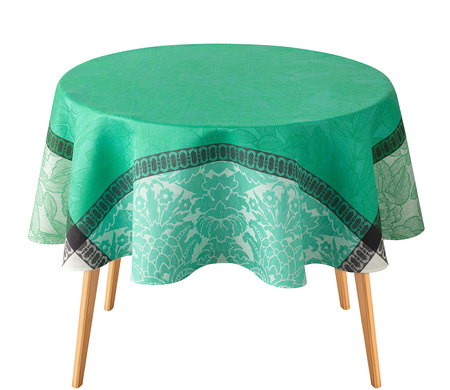 Obrus lniany Le Jacquard Français Escapade Tropicale Caméléon