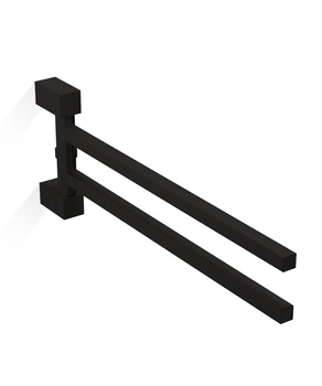 DECOR WALTHER CO HTH2 wieszak na ręczniki podwójny czarny