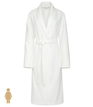 Szlafrok damski kimono Formesse 013-601-114 Kość Słoniowa S-XL