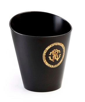 Cooler do wina mały Roberto Cavalli Monogramma Black