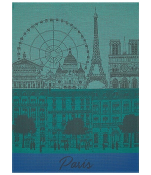 Ściereczka kuchenna Le Jacquard Français Paris Panorama Jardin