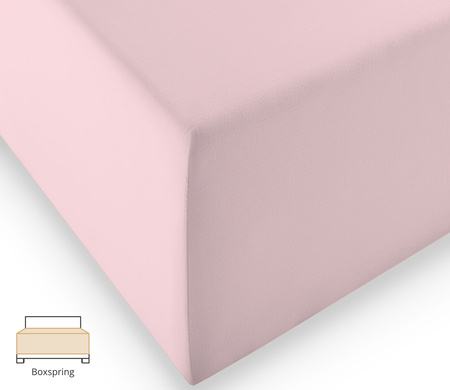 Prześcieradło na wysoki materac Fleuresse Comfort XL 1119-4040 Jasny Róż