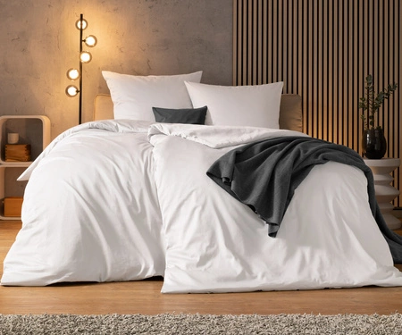 Pościel mako-satyna Estella Valetta 7844-100 biały