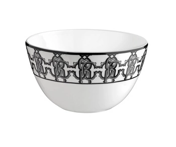 Miseczka do ryżu Roberto Cavalli Monogram Black, zestaw 6 szt.