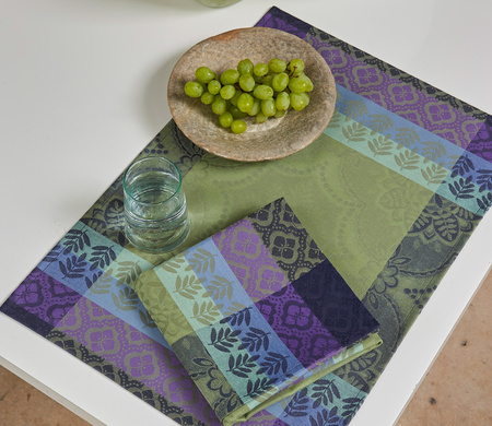 Serwetki bawełniane Le Jacquard Français Bastide Olive 4 szt.