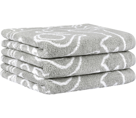 Ręcznik Cawö Cute Cats 6264-76 Platin / Weiss