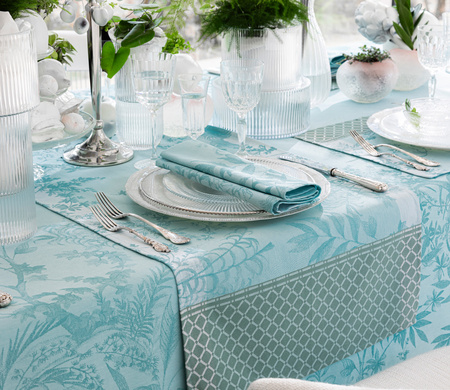 Serwetki bawełniane Le Jacquard Français Jardin d'Eden Cascade 4 szt.