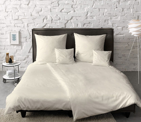 Pościel satyna bawełniana Fleuresse Colours 9100-2610 Creme
