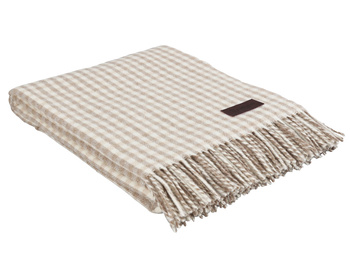 Koc wełniany Eskimo Switzerland Maloja H43A6-250 130x180 Beige