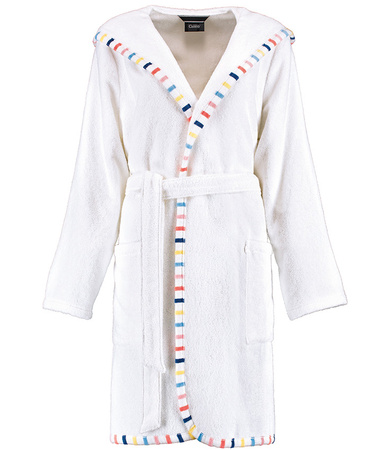 Szlafrok damski z kapturem Cawö 3345-662 White 34-46
