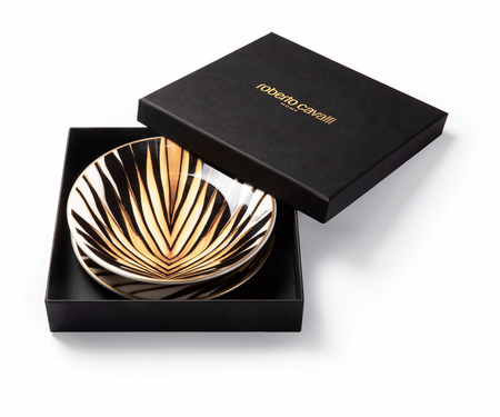 Talerzyk do pieczywa Roberto Cavalli Ray of Gold, zestaw 6 szt.
