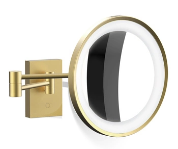 Lusterko kosmetyczne ścienne Decor Walther BS 40 LED złoty / mat