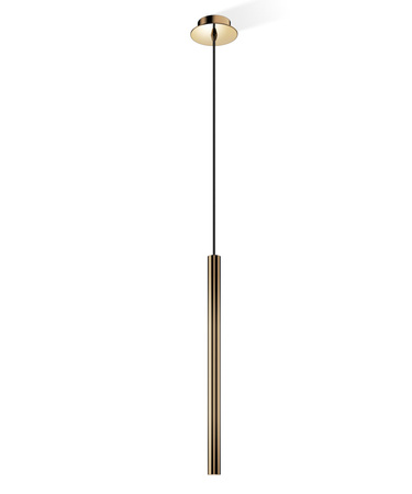 Lampa wisząca Decor Walther PIPE 1 LED mosiądz polerowany