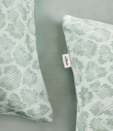 Pościel satyna bawełniana s.Oliver 5084-770 Szałwiowa