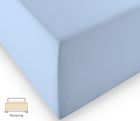 Prześcieradło na wysoki materac Fleuresse Comfort XL 1119-6056 Jasny Niebieski