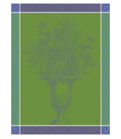Ściereczka kuchenna Le Jacquard Français Floraison Uni Lilas