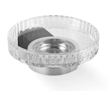 DECOR WALTHER CLUB WSS mydelniczka naścienna kryształ szlifowany /chrom-czarny