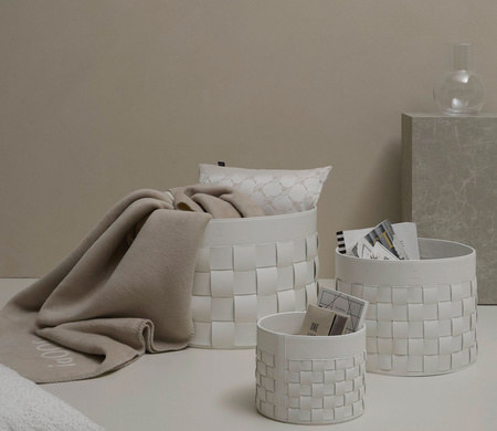 Kosz pleciony JOOP! Cornflower L White