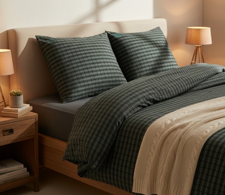 Pościel flanelowa JOOP! Soft Mesh 45005-04 Green