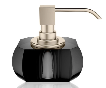 DECOR WALTHER KRISTALL KR SSP dozownik mydła antracyt / nikiel mat
