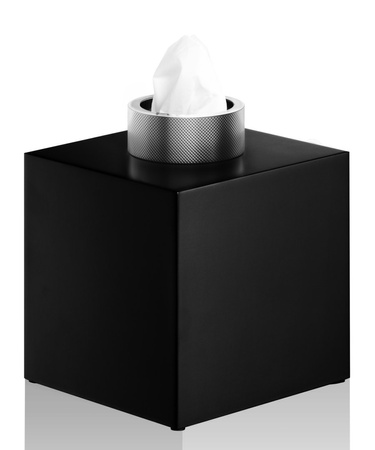 Pudełko na chusteczki Decor Walther CLUB KB czarny/chrom