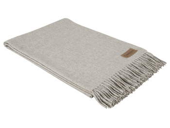 Koc z wełny alpaki Eskimo Switzerland Apus H4428-130 130x200 Silver