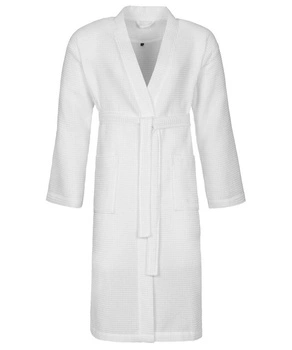 Szlafrok gofrowany kimono Vossen Wellington 0300 White