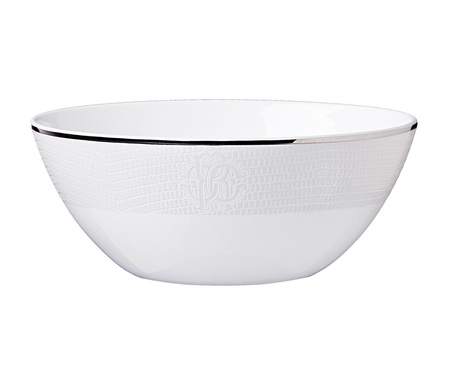 Miska do zupy Roberto Cavalli Lizzard Platin, zestaw 6 szt.