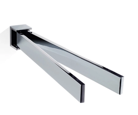 Wieszak na ręcznik podwójny Decor Walther BRICK BK HTH2 chrom