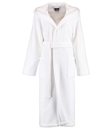 Szlafrok damski z kapturem Cawö 827-67 White XS-XL