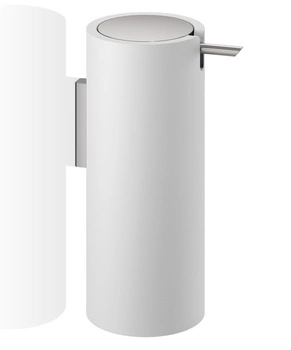 DECOR WALTHER STONE WSP dozownik mydła ścienny biały/stal mat
