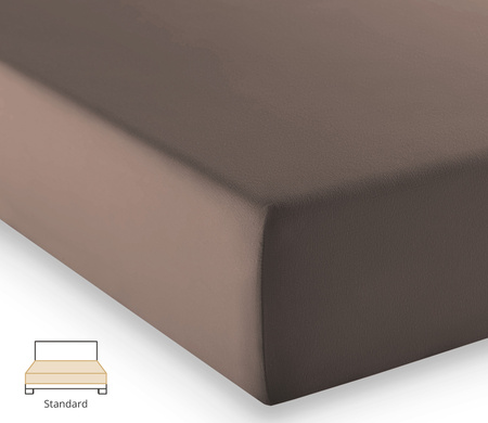 Prześcieradło jersey Fleuresse Comfort 1117-8031 Espresso 