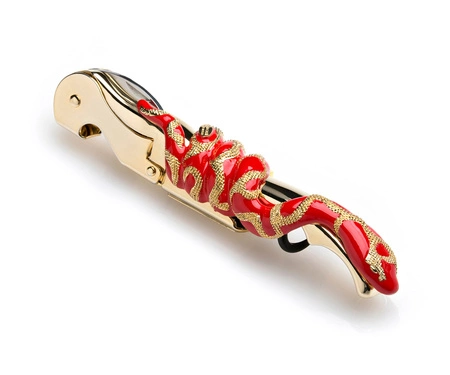 Otwieracz do wina Roberto Cavalli Snake Red Coral