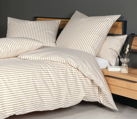 Pościel flanelowa Janine Chinchilla S 78060-37 Naturell