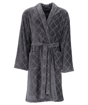 Szlafrok męski z szalem Vossen Barron 766 Graphit