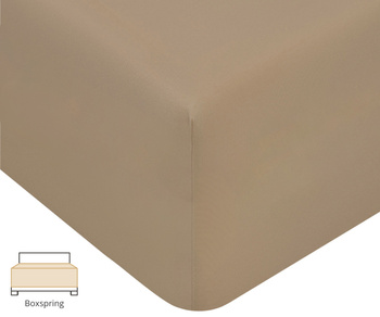 Prześcieradło na wysoki materac Formesse Bella Donna Jersey Alto 122 Gałka Muszkatołowa