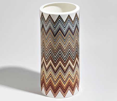 Wazon wysoki Missoni Zig Zag Jarris 148, 36 cm Luxury Box